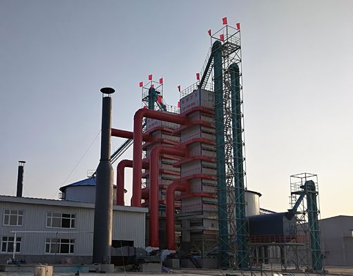 ऊर्जा बचत औद्योगिक मक्का सुखाने प्रणाली गर्म हवा तापमान के साथ C 65-160 और कुचल अनुपात वृद्धि % ≤05